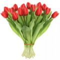 Букеты из 21 тюльпана