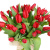 Букет из 31 красного тюльпана Букет из 31 красного тюльпана