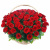 Корзина из 71 красной розы Корзина из 71 красной розы