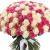 Букет MIX из 201 белой и розовой розы Букет MIX из 201 белой и розовой розы