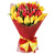 Букет из красных и желтых тюльпанов "Весеннее чудо" Букет из красных и желтых тюльпанов "Весеннее чудо"