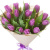 Букет из сиреневых тюльпанов "Камилла" Букет из сиреневых тюльпанов "Камилла"