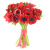 Букет из 29 красных анемонов Букет из 29 красных анемонов