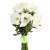 Букет из 5 белых амариллисов Букет из 5 белых амариллисов