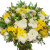 Букет из ранункулюсов с мимозой